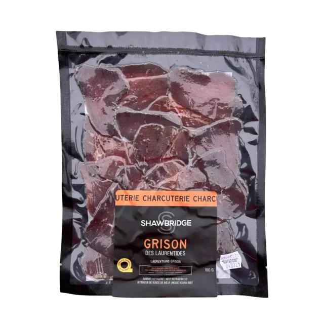 Grison des Laurentides une charcuterie préparée par Shawbridge vendue en épicerie