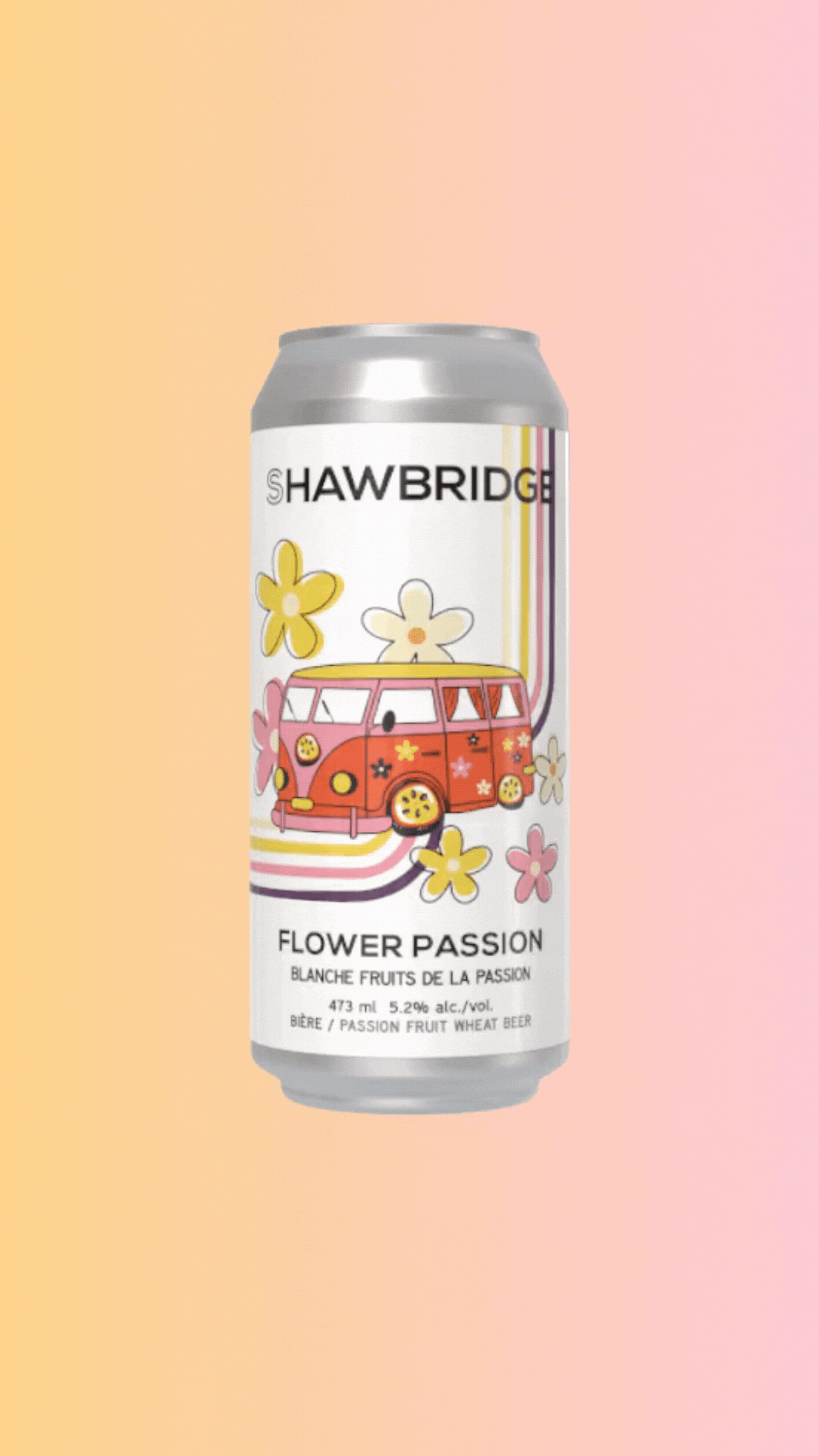 La Flower Passion une bière blanche aux fruits de la passion et eau de rose. Une bière signée Shawbridge