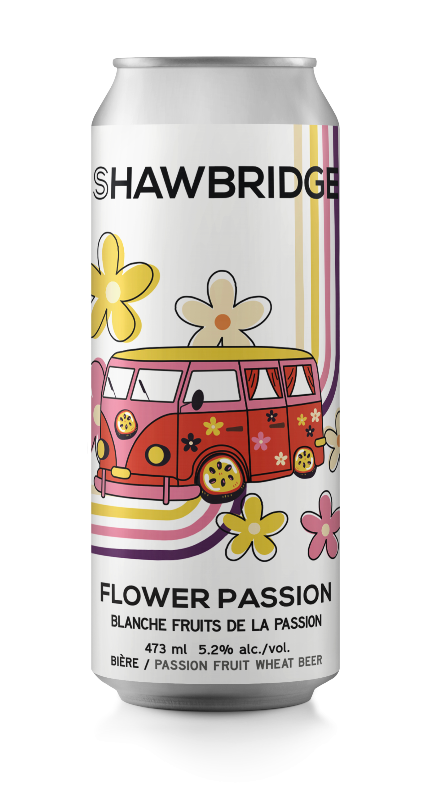 La Flower Passion une bière blanche aux fruits de la passion et eau de rose. Une bière signée Shawbridge