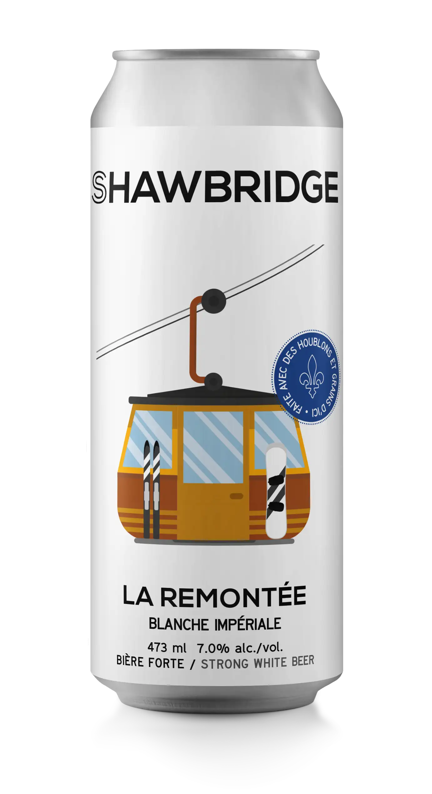 s-biere-remontee-blanche-imperiale-laurentides-shawbridge Bière la remontée une blanche impériale brassée à Prévost dans les Laurentides par brasserie Shawbridge