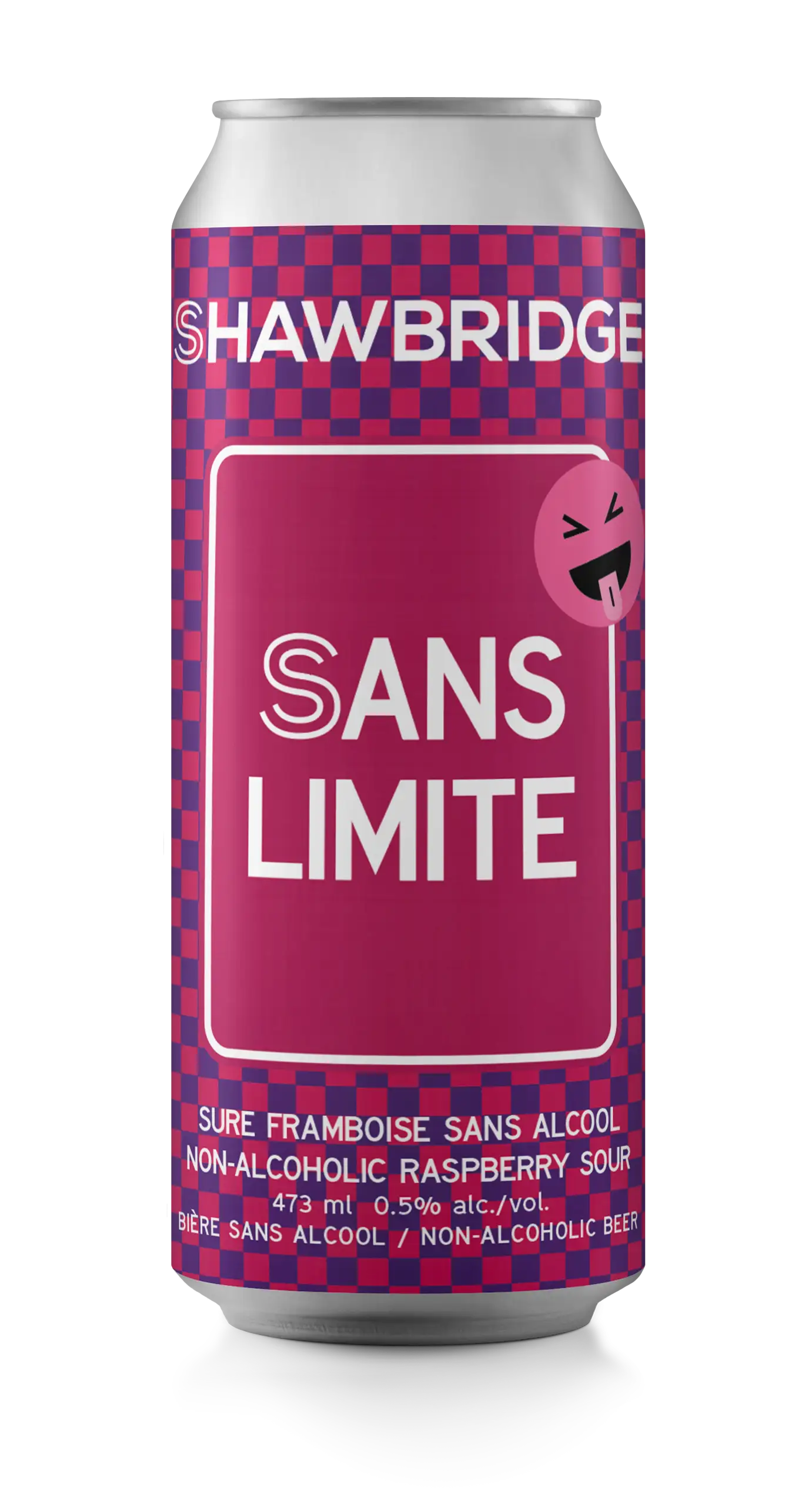 s-biere-sans-alcool-sure-framboise-limite-laurentides-shawbridge Sans Limite sour à la framboise, une bière sans alcool brassée à Prévost dans les Laurentides par brasserie Shawbridge