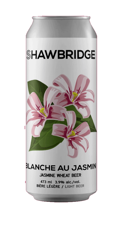 bière microbrasserie Shawbridge Blanche au Jasmin